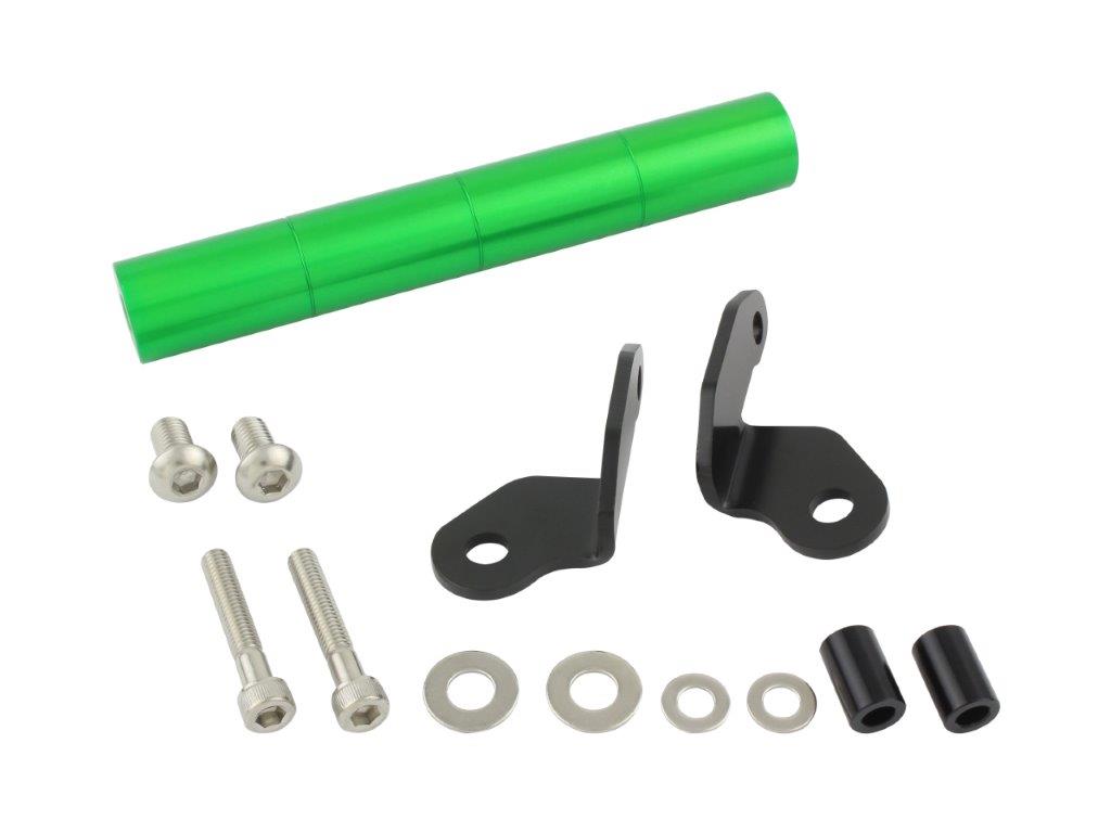 POSH Faith ポッシュ フェイス 車種専用 スマートフォン（スマホ）ホルダーマウントステー ライトグリーン YZF-R25(2015-2018) 066279-28