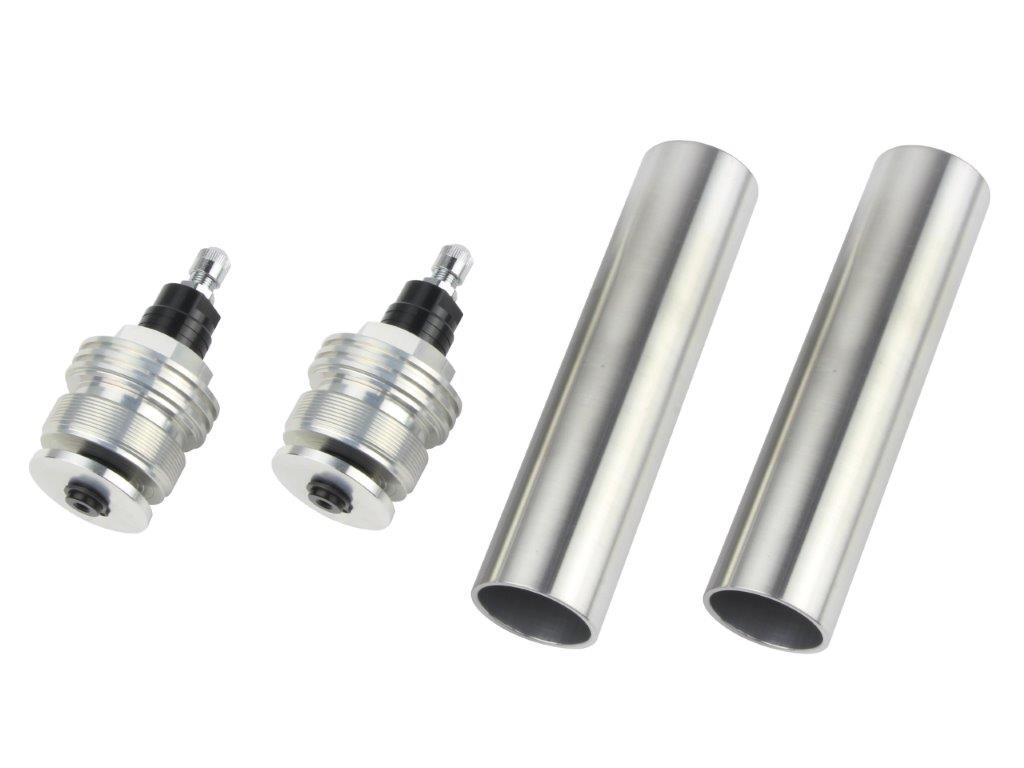 POSH Faith ポッシュ フェイス イニシャルアジャスターType1（エアーバルブ付） シルバーボディ/ブラックシャフト MT-07/A(2014-2020) 067065-06