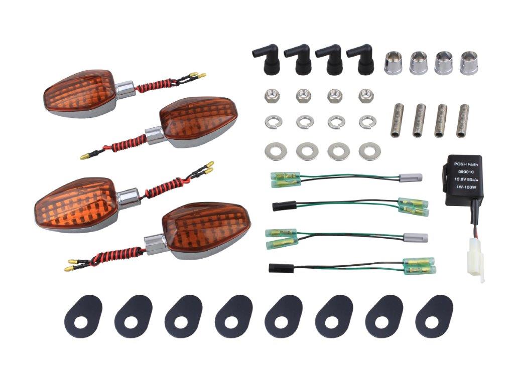 POSH Faith ポッシュ フェイス ライトウェイトLEDウインカーシーケンシャルタイプ 車種専用キット メッ..