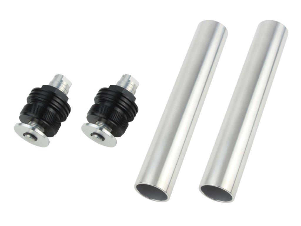 POSH Faith ポッシュ フェイス イニシャルアジャスターType2（エアーバルブ無し） ブラックボディ/シルバーシャフト XJR400R/RII(1998-2007)/ZRX400/II 070666-03