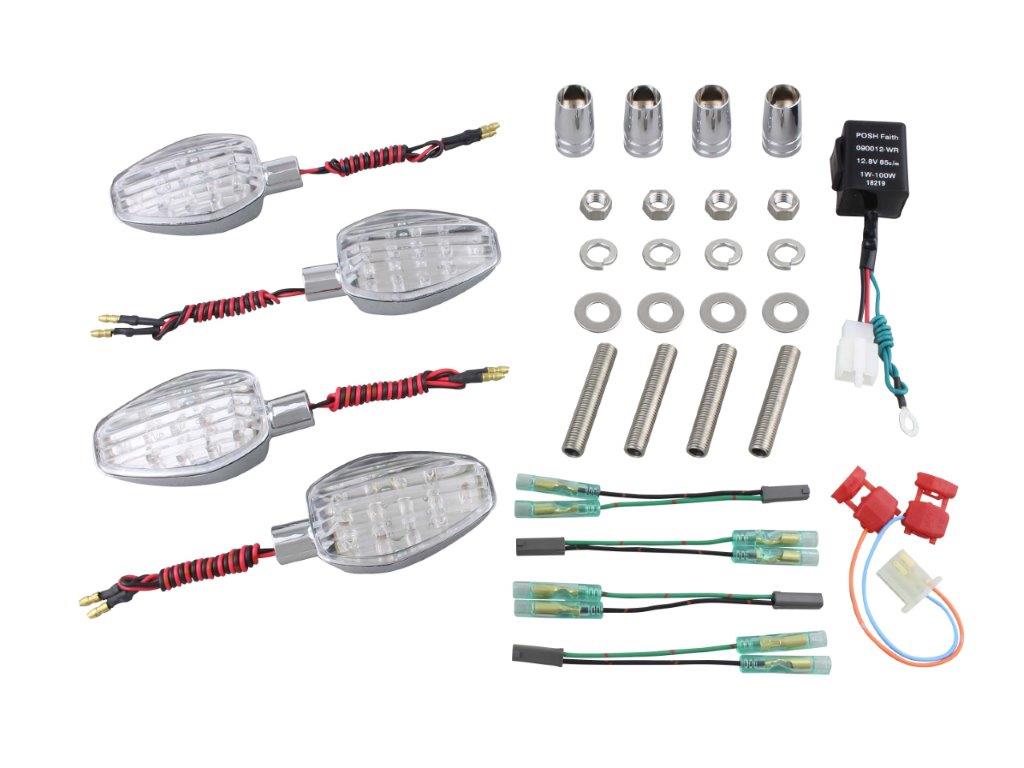 POSH Faith �ݥå��� �ե����� �饤�ȥ�������LED�����󥫡����å� ��å��ܥǥ�/���ꥢ����� GSX400����ѥ륹(-1998) 080152