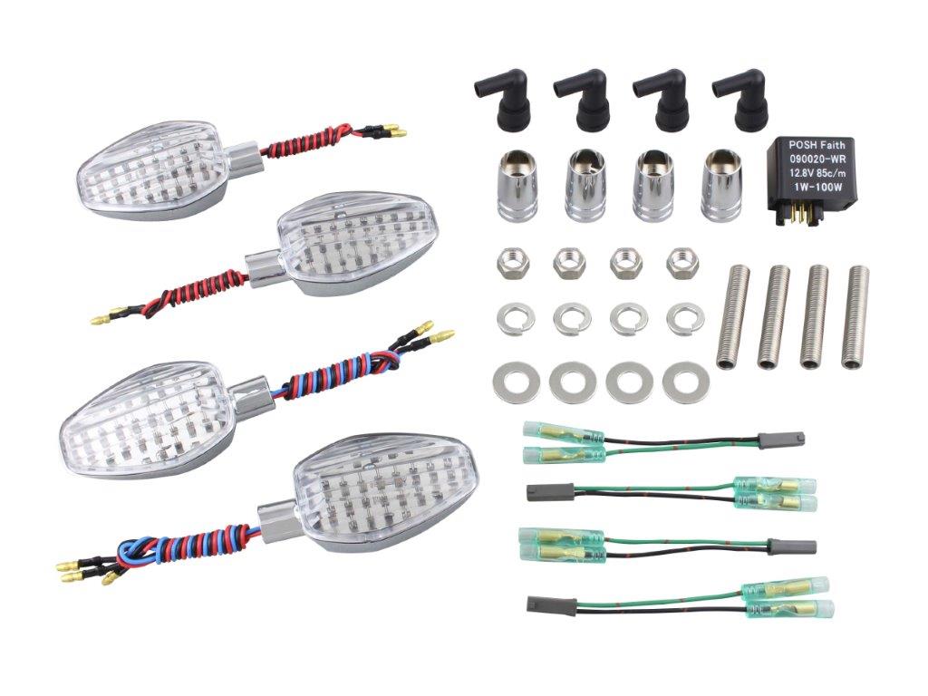 POSH Faith ポッシュ フェイス ライトウェイトLEDウインカーシーケンシャルタイプ 車種専用キット メッ..