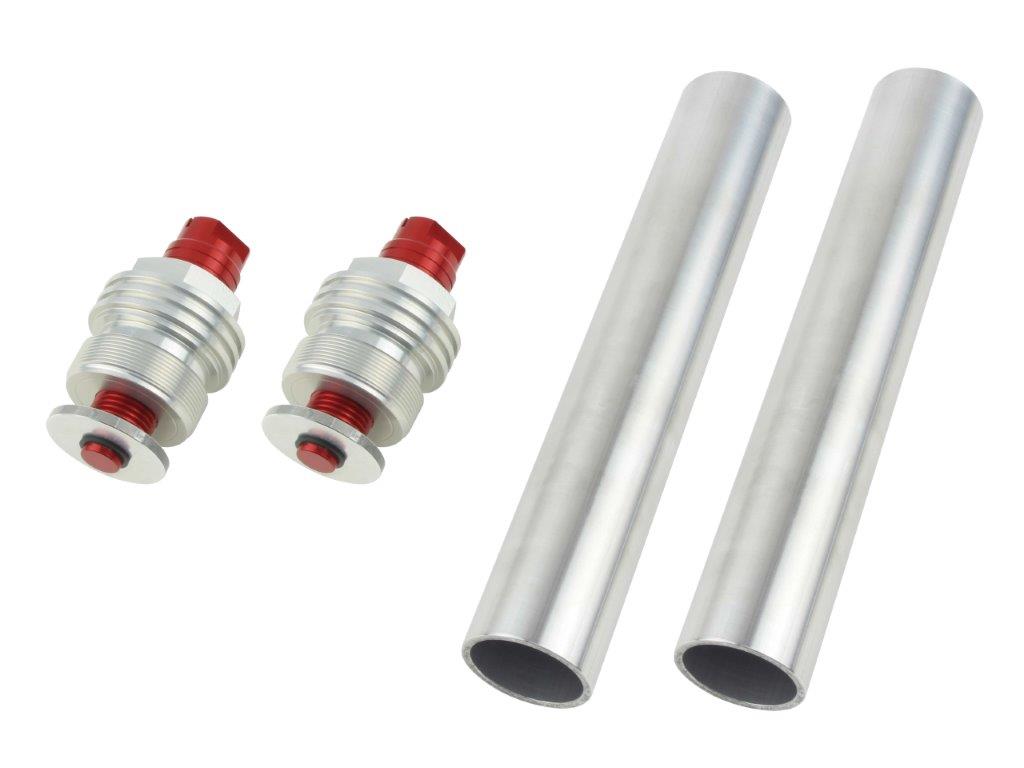 POSH Faith ポッシュ フェイス イニシャルアジャスターType2（エアーバルブ無し） シルバーボディ/レッドシャフト GSX250R(2017) 088066-02