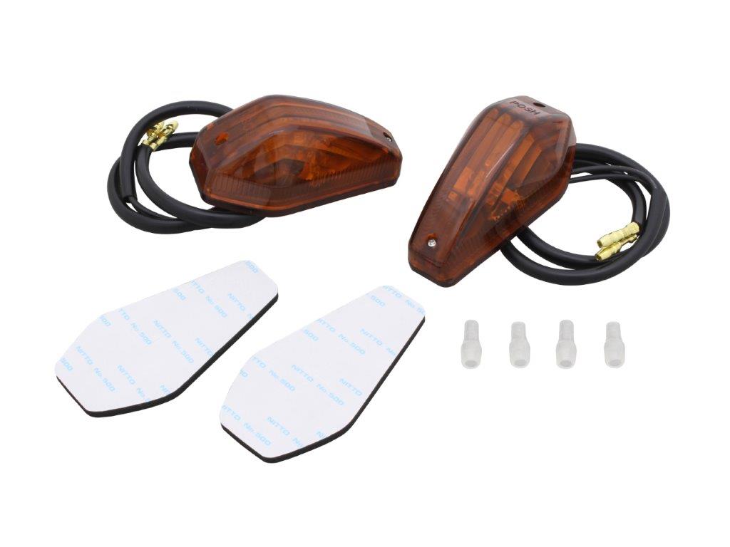 POSH Faith ポッシュ フェイス エアロストリームタイプ（2個入り）12V15W/バルブ付き オレンジレンズ 090021