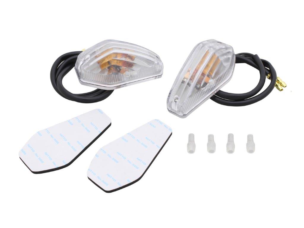 POSH Faith ポッシュ フェイス エアロシャープミニタイプ（2個入り）12V15W電球付 クリアーレンズ 090022