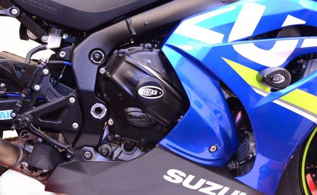 【抽選で最大100％ポイントバック】R&G アールアンドジー レーシング ジェネレーター カバー ブラック SUZUKI GSX-R1000/R(17-) Clutch case cover 右側 RG-ECC0231R