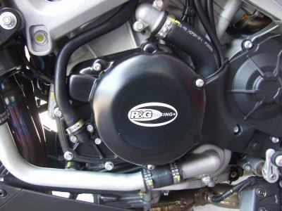 【抽選で最大100％ポイントバック】R&G アールアンドジー エンジンケース カバー カラー:ブラック 強度高い 最高耐熱 左右セット APRILIA RSV-4(09-14)/V4 Tuono(11-14)/V4 Tuono 1100(15-) RG-KEC0031BK