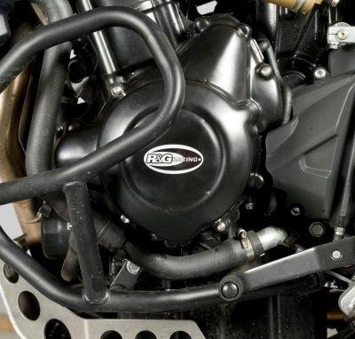 R＆G アールアンドジー エンジンケース カバー カラー:ブラック 強度高い 最高耐熱 左右セット TRIUMPH Tiger800/XC(11-) RG-KEC0032BK