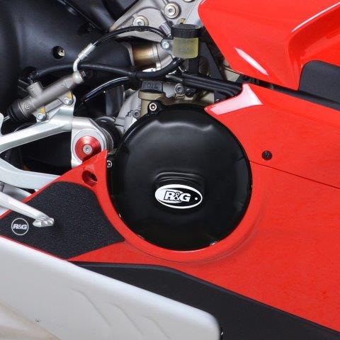 R&G アールアンドジー エンジンケース カバー カラー:ブラック 強度高い 最高耐熱 左右セット DUCATI Panigale V4/V4S(18-)/左右セット(1台分) RG-KEC0113BK