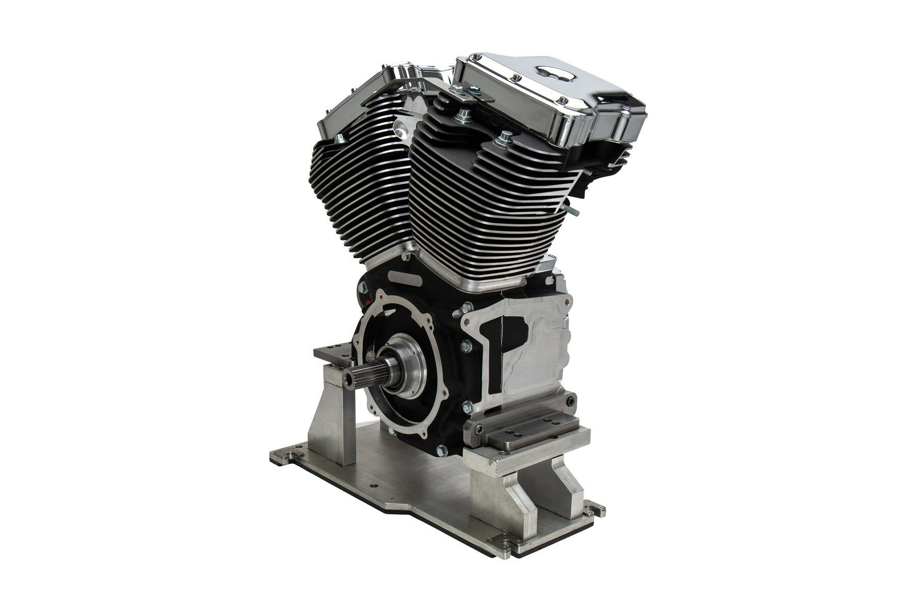 S&S Cycle ��������ɥ����������� T124 ���󥸥�ASSY W.BLACK TOURING 07-16 310-0400A