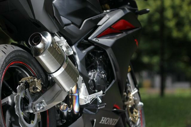 【抽選で最大100％ポイントバック】 Sptadao SP忠男 HONDA CBR250RR2017 POWER BOX チタン＆カーボン マフラー CB2-PB-11