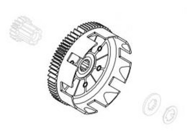 SP武川 SPタケガワ クラッチアウターCOMP.　コンプリートエンジン(プライマリー式) 00-00-1712