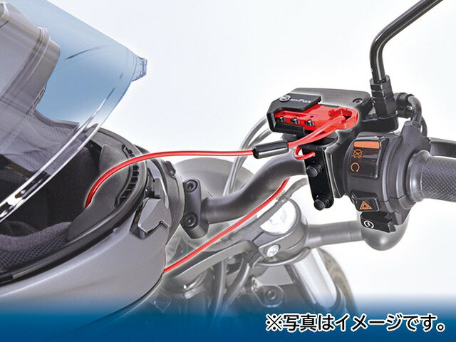 在庫有り ヘルメット用 ワイヤーロック ストレート（レッド） バイク用 TANAX タナ...