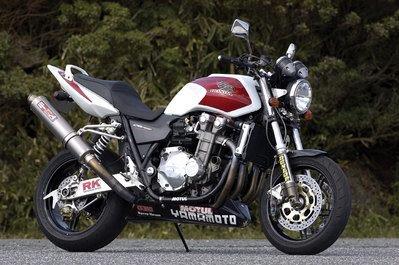 Yamamoto ヤマモトレーシング SPEC-A チタン 4-2-1 フルエキゾースト マフラー チタン RACE CB1300SF(03-07) 11304-21TTR