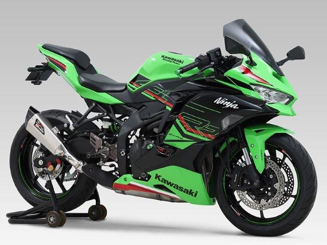 【抽選で最大100％ポイントバック】YOSHIMURA ヨシムラ スリップオン マフラー HEPTA FORCE TSS サイクロン EXPORT SPEC 政府認証 SSF(サテンフィニッシュカバー) Ninja ZX-4R SE/RR(23) 110-248-L23G0