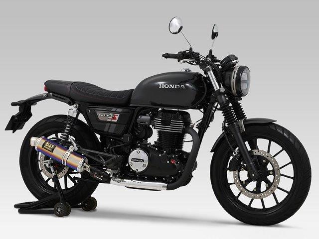 YOSHIMURA ヨシムラ スリップオン マフラー GP-MAGNUM105サイクロン EXPORT SPEC 政府認証 STB(チタンブルーカバー) GB350(23)/GB350S(23) 110-47G-5U80B