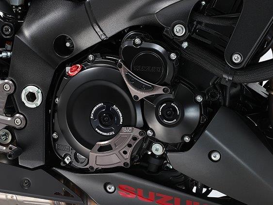 YOSHIMURA ヨシムラ エンジンケースガードキット スターターギアガード「PRO SHIELD」 SUZUKI スズキ GSX-S1000/GSX-S1000F/KATANA ブラック 280-199-0300