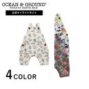 【公式】オーシャンアンドグラウンド カメハメハベビーサロペット OCEAN&GROUND キッズ ベビー 子供服 ベビー服 男の子 女の子 お揃い ボトムス サロペット 夏柄 夏らしい 出産祝い ギフト 70 80 90 1317703