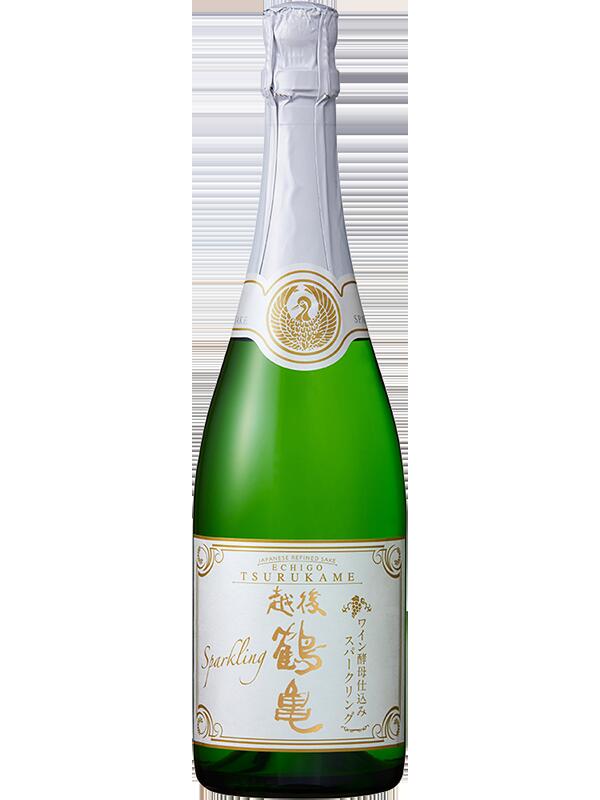 越後鶴亀 ワイン酵母仕込み純米吟醸 スパークリング 720ml【新潟県】アルコール11度