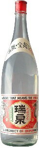 瑞泉　泡盛『新酒』　赤ラベル　25度　1.8L