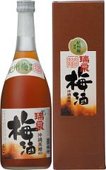 「瑞泉・沖縄黒糖入・梅酒」　720ml．alc.12度　