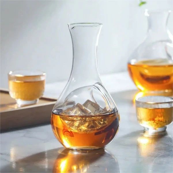 徳利 冷酒器 400ml ガラス カラフェ 冷酒 氷 ポケット 酒器 耐熱 （ 冷酒徳利 2合 氷ポケット付 とっくり 日本酒 酒 ワイン 冷 熱燗 デ ocean29-10007122 OCEAN29 楽天市場店 パッケージ画像