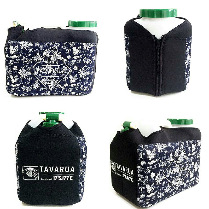ポリタンク 12l カバー シャワー おしゃれ ホットポリタンクカバー＆ポリタンク＆手動式シャワーセット TAVARUA タバルア 水 収納 シャワー ヘッド ホルダー付き