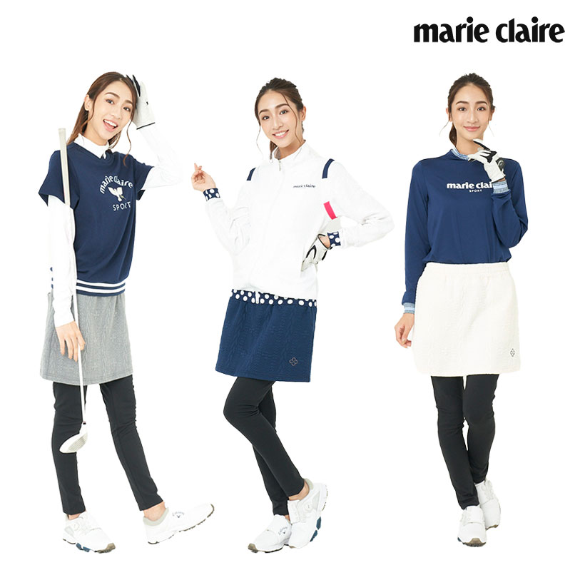 レディース ゴルフウエアー ゴルフウエアーセット marie claire SPORT マリクレール GOLF レギスカ 731..