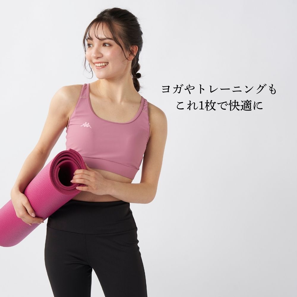 レディス レディースカップ付きキャミ スポーツブラ フィットネスウエア ヨガウエ...