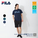 フィラ スポーツ Tシャツ メンズ 半袖 FILA フィラ 鹿の子 ロゴデザイン トレーニングウェア フィットネスウェア スポーツウェア 413310