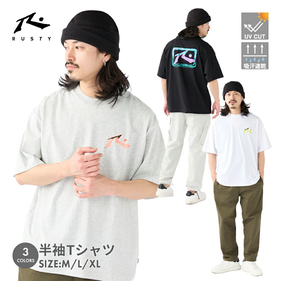 メンズ 半袖Tシャツ RUSTY ラスティ 913502