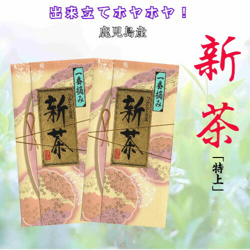 《新茶入荷》 送料込 新茶 2本セット 2024年産 鹿児島産 新茶 特上 100g × 2本 鹿児島 鹿児島新茶 鹿児島茶 お茶 茶 日本茶 お土産 ギフト 母の日 父の日 若葉 新芽 出来立て 春 新緑 旬の香り 令和6年産 ネコポス発送 送料無料