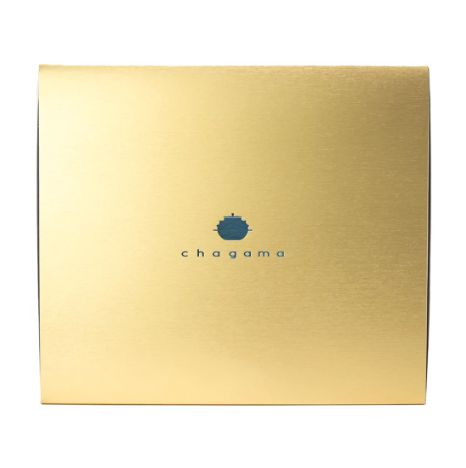 ギフト用の箱(100g詰め×2or3袋用)　金色【日本茶セレクトショップ】静岡 chagama
