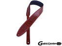 LM Products Luxury Leather Guitar Strap - The Heritage EH-25 Merlot