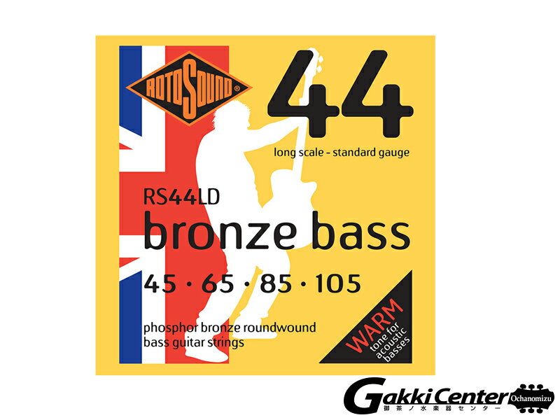 ROTOSOUNDの「RS44LD」は、810mm〜860mm (32〜34インチ) ロングスケールのアコースティック・ベース弦です。 ロトサウンドの歴史の中でも、アコースティック・ベースの愛好家から支持されており、特別に調合されたブロンズの音色は、ホロー・ボディのベースから出る濁った音を明るくします。 Bronze Bass 44シリーズの弦は、最高品質の材料を使用し、英国内で精密に製造されているため、どのパックでも安定したトーンとパフォーマンスを発揮します。 ‐ Specifications ‐ ■Material: Phosphor Bronze Roundwound ■String Gauges: 45-65-85-105 ■Tone: WARM ■Output: MEDIUM