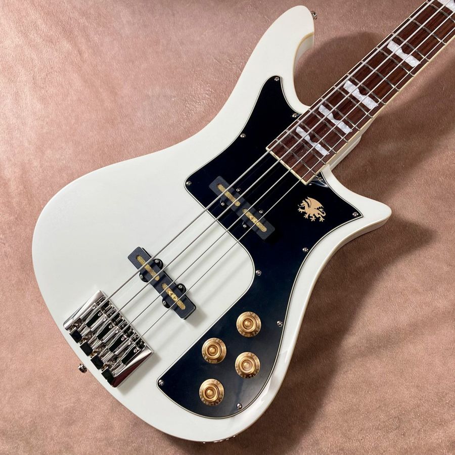 Baum Guitars ( バウム・ギター ) Nidhogg Bass, Vintage White