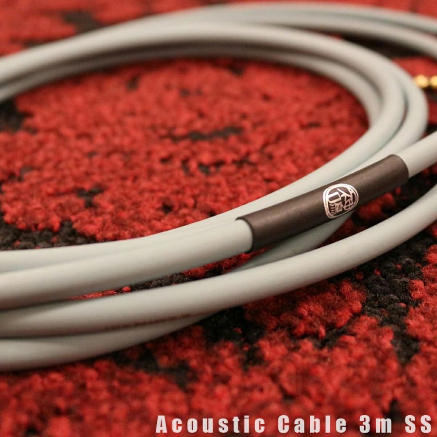 KAMINARI Guitars（カミナリギターズ） Acoustic Cable K-AC3SS [アコースティック用ケーブル](3M/SS)