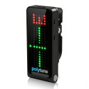 PolyTune Clip（ポリチューン・クリップ）は、すべての弦のチューニング情報を一度に表示できるポリフォニックモードを搭載した画期的なクリップチューナーのブラック・カラー・バージョンです。 その他、単音チューニングのクロマチックモード、+/-0.02セントの超高精度ストロボモードを備え、あらゆるシーンに対応します。 【主な特徴】 ●すべての弦を一度にチューニングできるポリフォニックチューニング機能 ●±0.02セントの超高精度ストロボモード ●435Hz~445Hzまで設定可能な基準ピッチ ●自動電源OFF機能 ●取り付ける向きに応じて自動的に表示を切り替えるアダプティブディスプレイ ■電源: CR2032ボタン電池 ■サイズ: 25 x 28 x 60 mm （W x H x D) ■重さ: 約32 g（バッテリー含む） ■カラー: ブラック