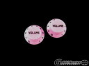 Allparts Set of 2 Pink Volume Knobs/5030