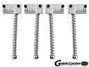 Allparts Set of 4 Grooved Saddles for Omega and Badass Bass Bridge Chrome/6085