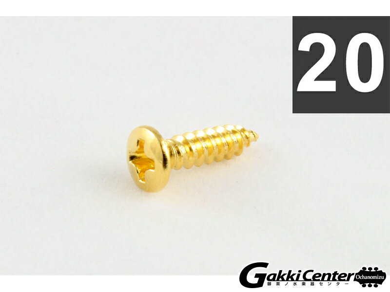 Allparts Pack of 20 Gold Pickguard Screws/7577