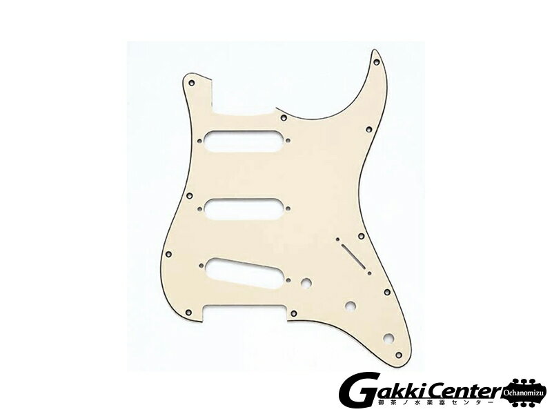 Allparts Parchment 3-Ply Pickguard for Stratocaster/8026