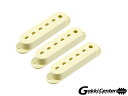 Allparts Set of 3 Vintage Cream Pickup Covers for Stratocaster/8216