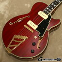 D’Angelico Deluxe Series Deluxe SS P-90 , Satin Trans Wine【シリアルNo: W2301426】【店頭在庫品】(2)