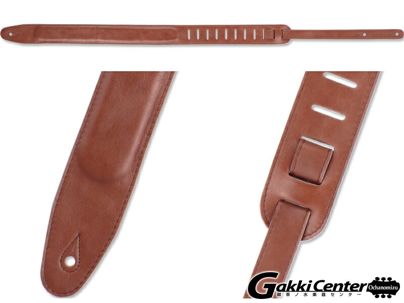 RENEGADE ギターストラップ Paded Leather FOAM PAD-TAN