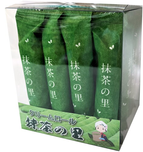 ちょっとしたギフトに最適、人気のクリームロール抹茶の里に25本クリ...