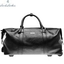 ブルックスブラザーズ ボストンバッグ BROOKS BROTHERS レザー キャリーバッグ 3WAY 旅行鞄 ブラック【アメトラ】【送料無料】