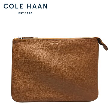 コールハーン クラッチバッグ Cole Haan メンズ 本革 レザー ビジネスバッグ セカンドバッグ タブレット A4 ポーチ タン