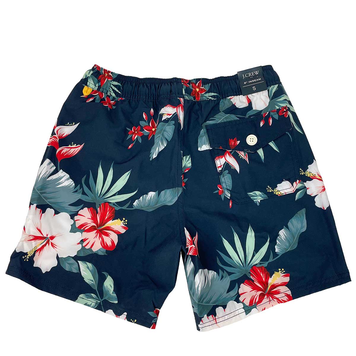 J.CREW ジェイクルー 水着 海パン メンズ 紳士用 スイムウェア ショーツ サーフ ハーフパンツ ハイビスカス