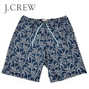 J.CREW ジェイクルー 水着 海パン メンズ 紳士用 スイムウェア ショーツ サーフ ハーフパンツ パームツリー